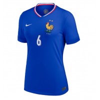 Camiseta Francia Eduardo Camavinga #6 Primera Equipación Replica Eurocopa 2024 para mujer mangas cortas